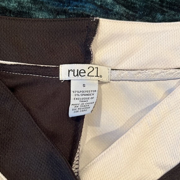 black and white, Rue21, button down short sleeve, size S - Picture 3 of 4